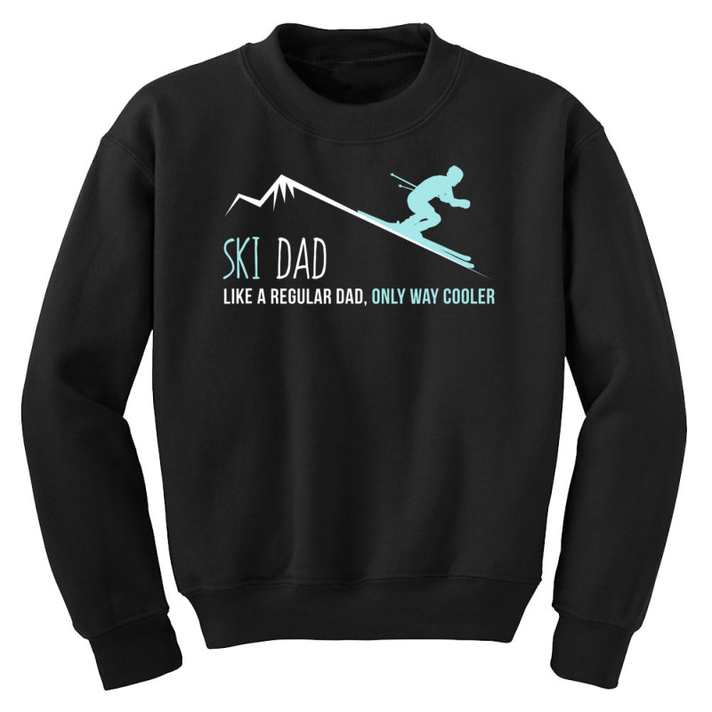 Ski Dad Cute Winter Skiing Youth Sweatshirt | Artistshot