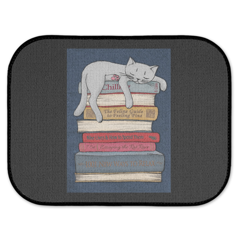 How To Chill Like A Cat Framed Art Print Rear Car Mat By ...