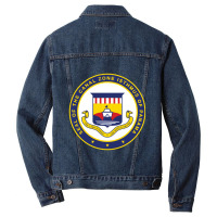 Panama Canal Seal Panama Canal Men Denim Jacket | Artistshot