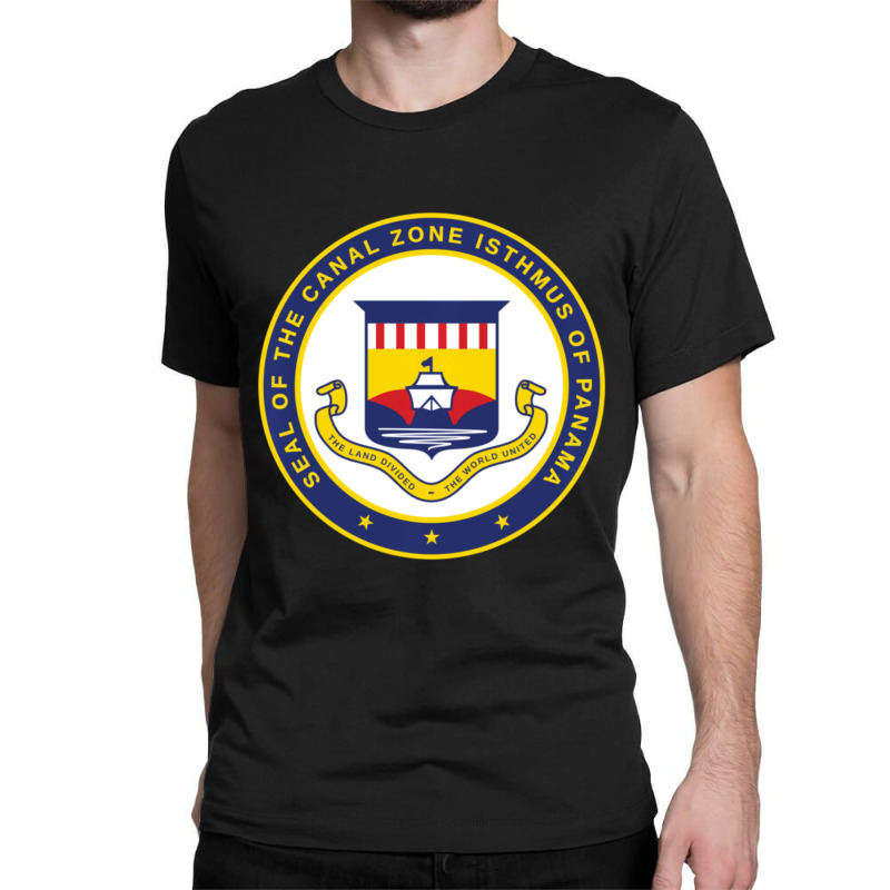 Panama Canal Seal Panama Canal Classic T-shirt by bummercaught | Artistshot