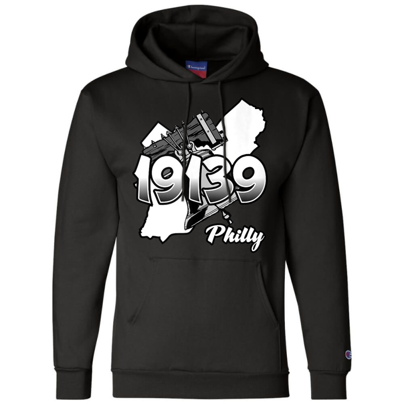 Philadelphia Silhouette With Zip Code 19139 And Liberty Bell Tank Top Champion Hoodie | Artistshot