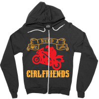 I Need A Bike Lover Girl Friends Zipper Hoodie | Artistshot