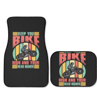 Keep You Bike High And Your Head Higher Full Set Car Mats | Artistshot