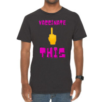 Vaccinate This Middle Finger Vintage T-shirt | Artistshot