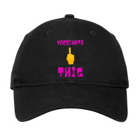 Vaccinate This Middle Finger 1 Adjustable Cap | Artistshot