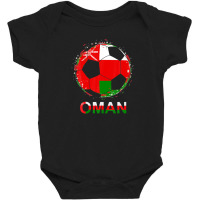 Oman Flag Jersey Supporter Omani Soccer Team Omani Baby Bodysuit | Artistshot