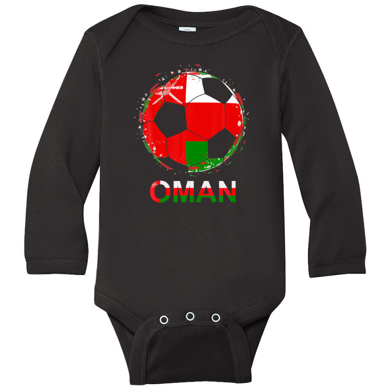 Oman Flag Jersey Supporter Omani Soccer Team Omani Long Sleeve Baby Bodysuit by hingosjumiaht | Artistshot