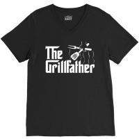 The Grillfather Bbq Grill & Smoker Barbecue Chef V-neck Tee | Artistshot