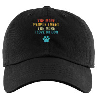 The More People I Meet The More I Love My Dog Vintage Kids Cap | Artistshot