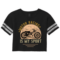 Motor Racing Is My Sport Scorecard Crop Tee | Artistshot