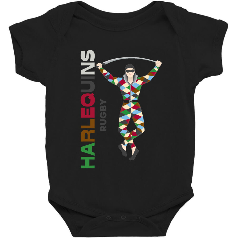 Harlequins Rugby Baby Bodysuit by JohnDavidMay | Artistshot