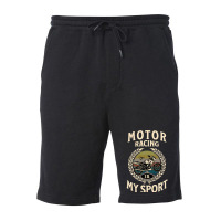 Motor Racing Is My Sport For Men Women Bikers Funny Motorcycle Fleece Short | Artistshot