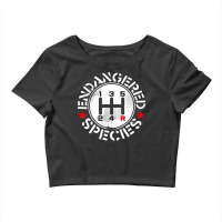 Manual Transmission Endangered Species Crop Top | Artistshot