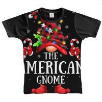 American Gnome Lights Red Plaid Matching Family Christmas T Shirt Graphic Youth T-shirt | Artistshot