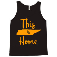 Tennessee State Graphic Gift Orange Tennessee This Is Home Sweatshirt Tank Top | Artistshot