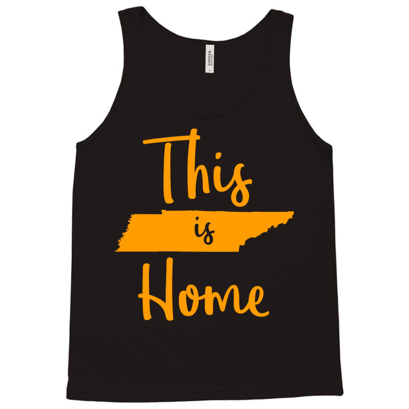 Tennessee State Graphic Gift Orange Tennessee This Is Home Sweatshirt Tank Top by MalcolmJCausby | Artistshot