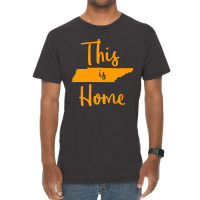 Tennessee State Graphic Gift Orange Tennessee This Is Home Sweatshirt Vintage T-shirt | Artistshot