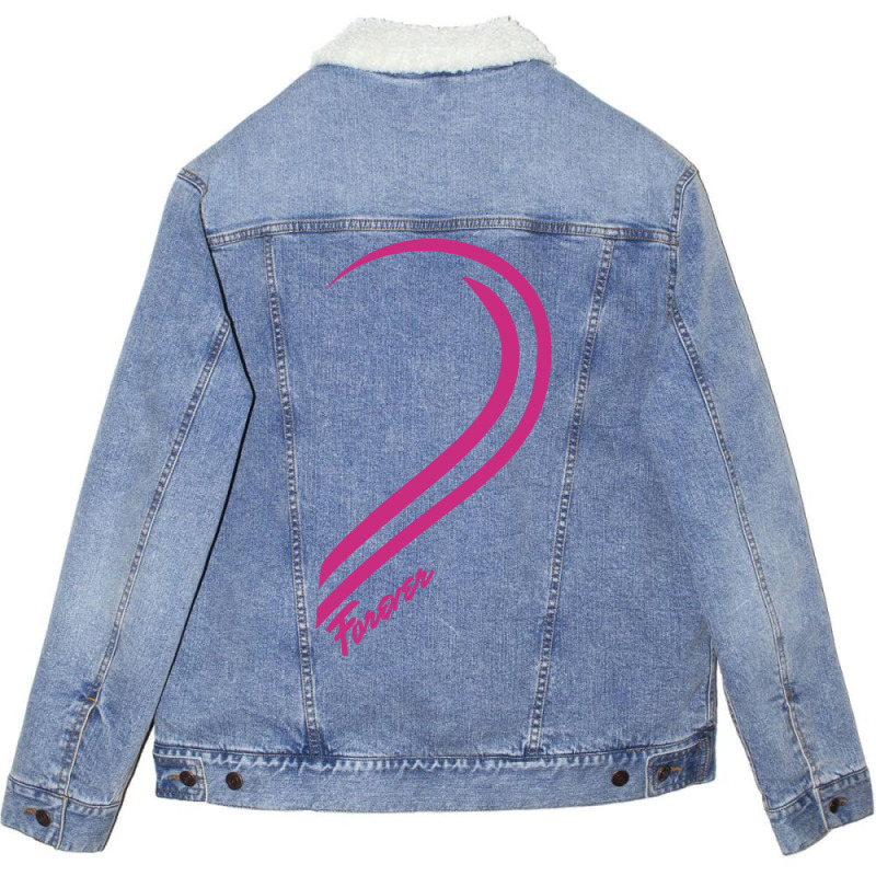 Love Forever For Her Unisex Sherpa-lined Denim Jacket | Artistshot