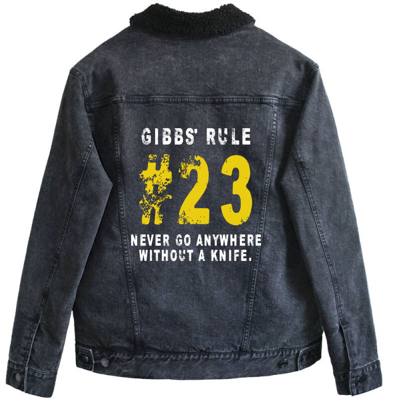 Gibbs's Rules 23 Unisex Sherpa-lined Denim Jacket | Artistshot