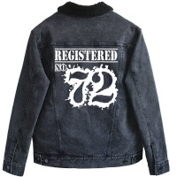 Registered No 72 Unisex Sherpa-lined Denim Jacket | Artistshot