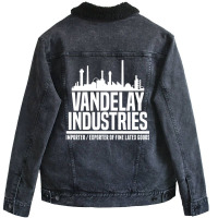 Vandelay Industries Unisex Sherpa-lined Denim Jacket | Artistshot