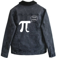 Pi Nomnom Unisex Sherpa-lined Denim Jacket | Artistshot