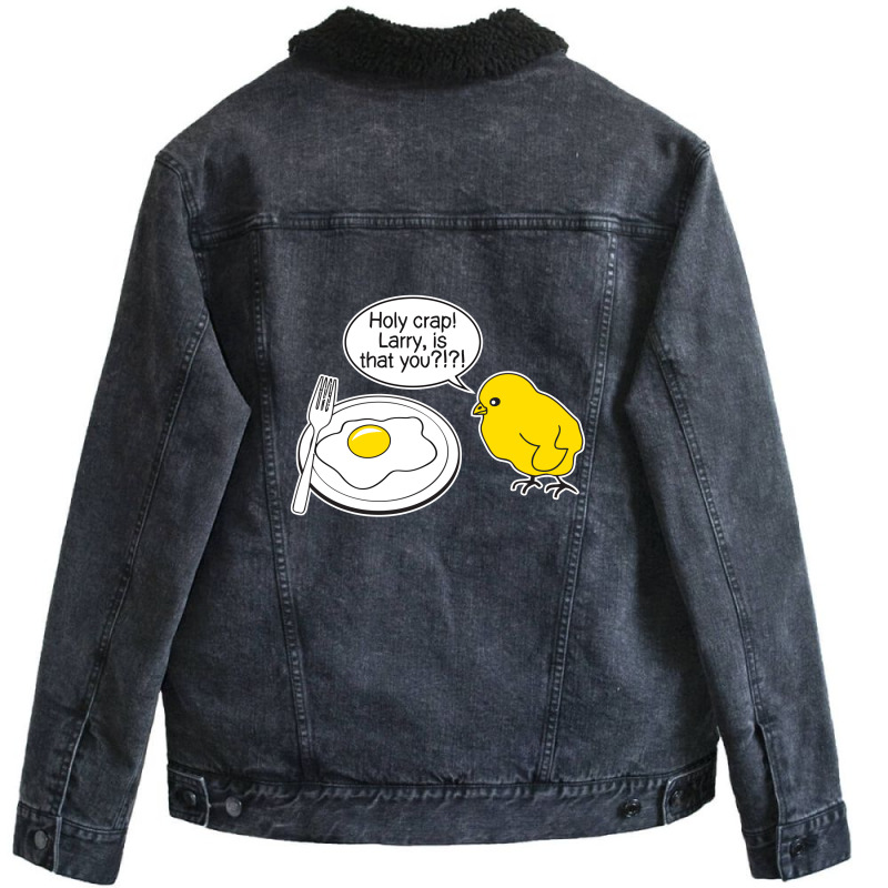 Chick Egg Unisex Sherpa-lined Denim Jacket | Artistshot