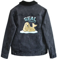 Seal Of Approval Unisex Sherpa-lined Denim Jacket | Artistshot