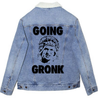 Going Gronk Unisex Sherpa-lined Denim Jacket | Artistshot