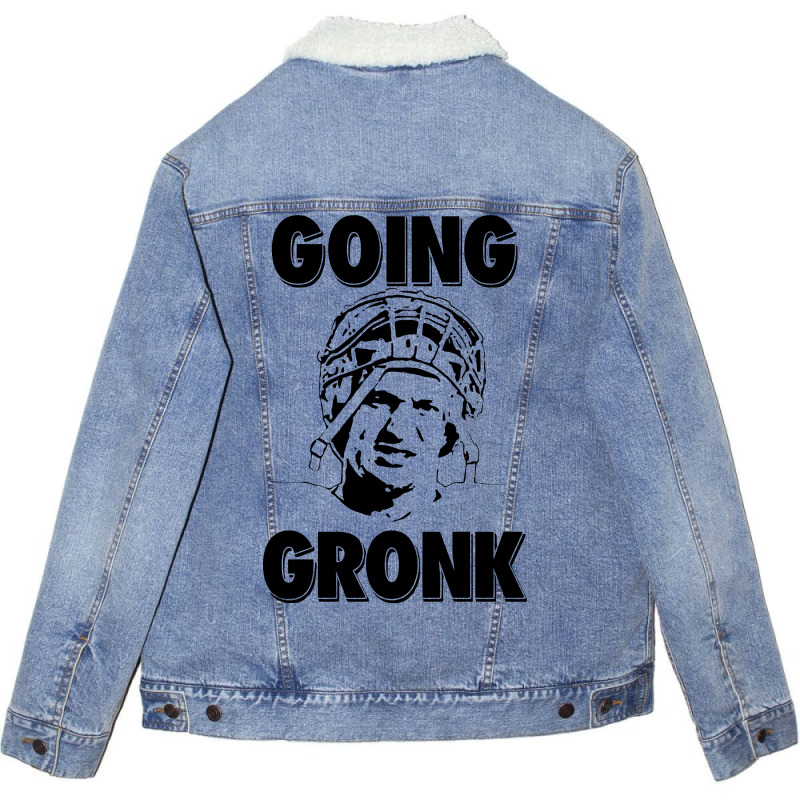 Going Gronk Unisex Sherpa-lined Denim Jacket | Artistshot