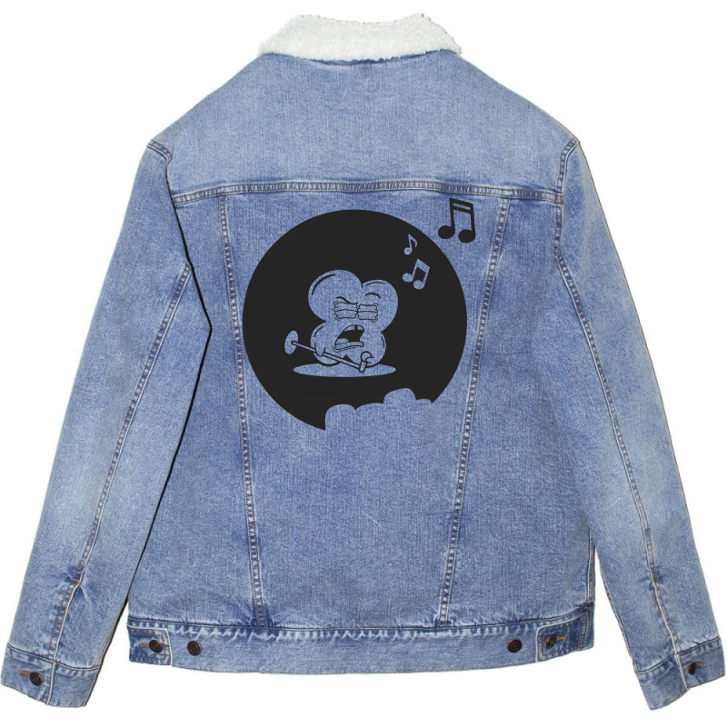 Angry Popstar Unisex Sherpa-Lined Denim Jacket by marla_arts | Artistshot