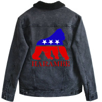 Harambe Unisex Sherpa-lined Denim Jacket | Artistshot