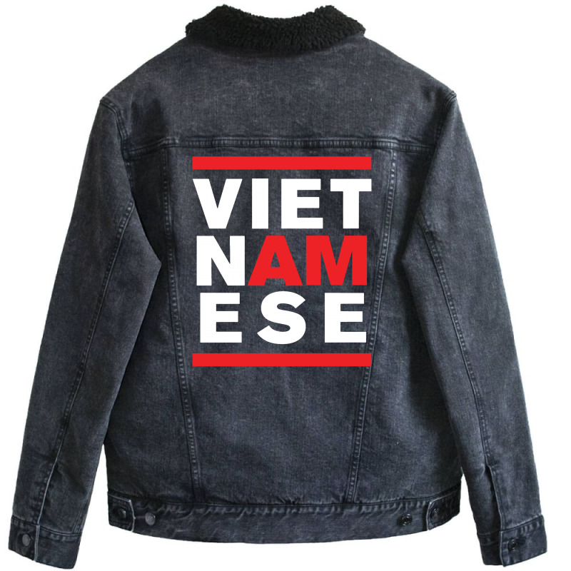 I Am Vietnamese Unisex Sherpa-lined Denim Jacket | Artistshot