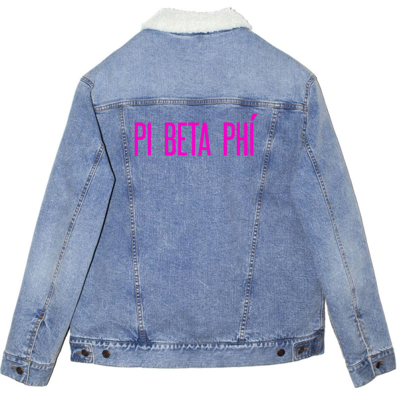 Pi Beta Phi Unisex Sherpa-Lined Denim Jacket by PUR | Artistshot