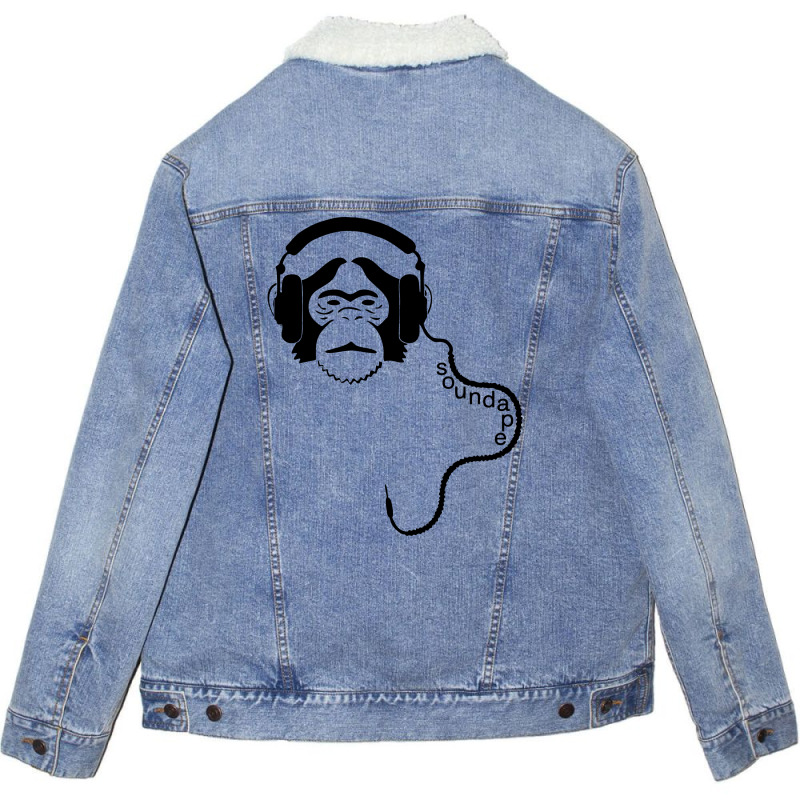 Soundape Unisex Sherpa-Lined Denim Jacket by DitreamX | Artistshot