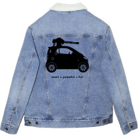 The Smart Car Unisex Sherpa-lined Denim Jacket | Artistshot