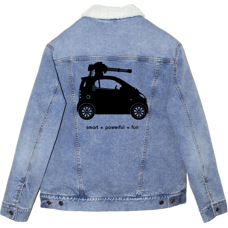 The Smart Car Unisex Sherpa-lined Denim Jacket | Artistshot