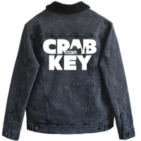 Crab Key Unisex Sherpa-lined Denim Jacket | Artistshot