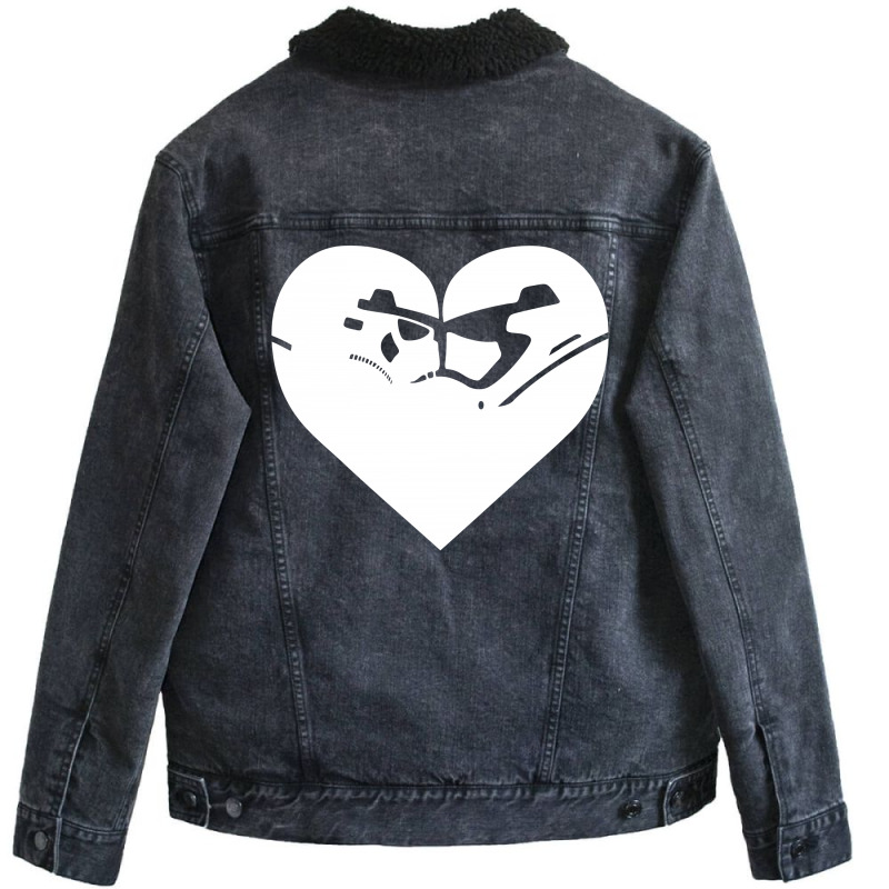 Love Wars Unisex Sherpa-Lined Denim Jacket by Specstore | Artistshot