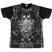 Vintage Occult Death Tarot Card Satanic Witchcraft Graphic T-shirt | Artistshot