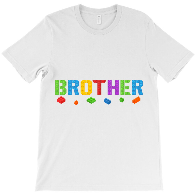 Brother Funny Blocks Master Builder Brick Builder Birthday Long Sleeve T-shirt | Artistshot