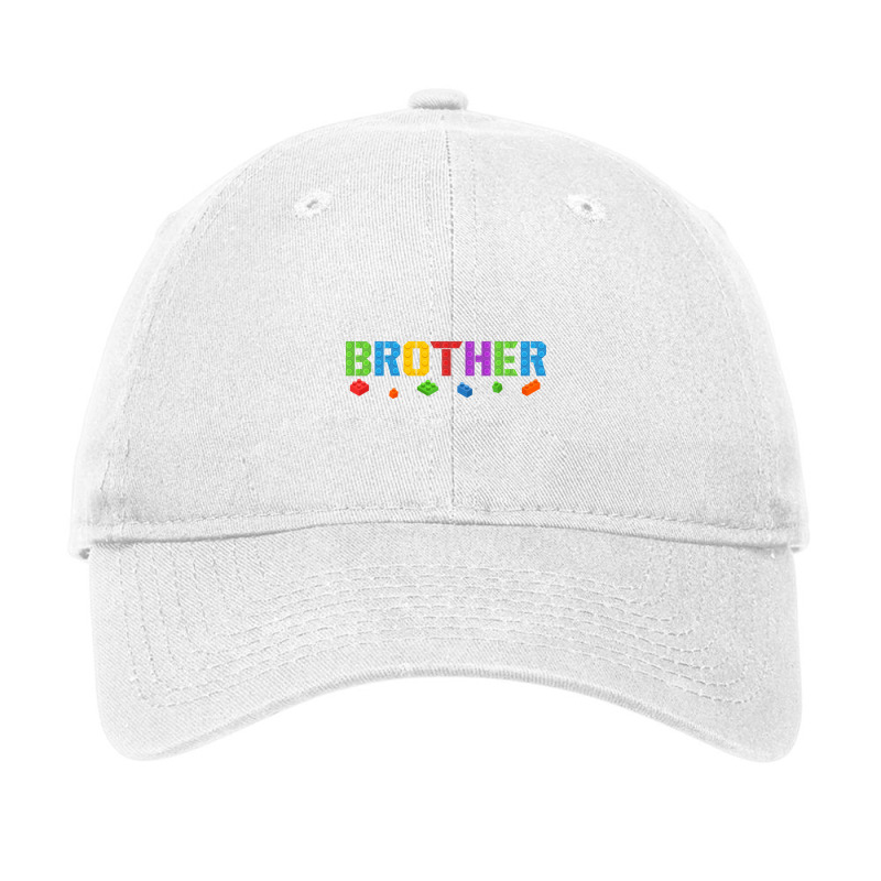 Brother Funny Blocks Master Builder Brick Builder Birthday Long Sleeve Adjustable Cap | Artistshot