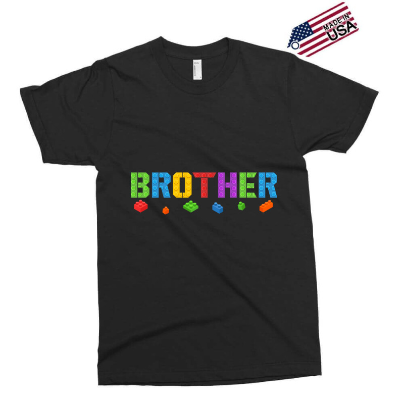 Brother Funny Blocks Master Builder Brick Builder Birthday Long Sleeve Exclusive T-shirt | Artistshot