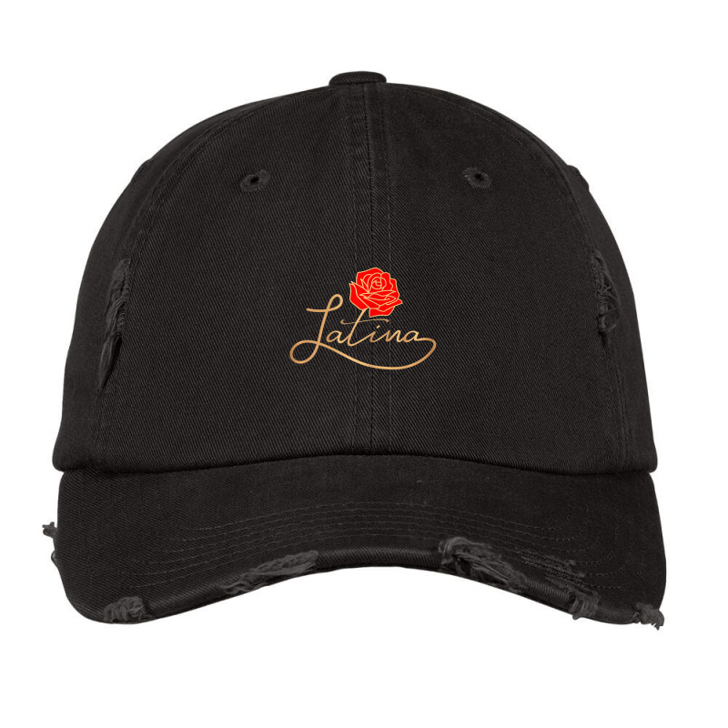 Womens Womens Latina Latinx Best Gift Rose Cute Hispanic Vintage Cap by femalesbaubles | Artistshot