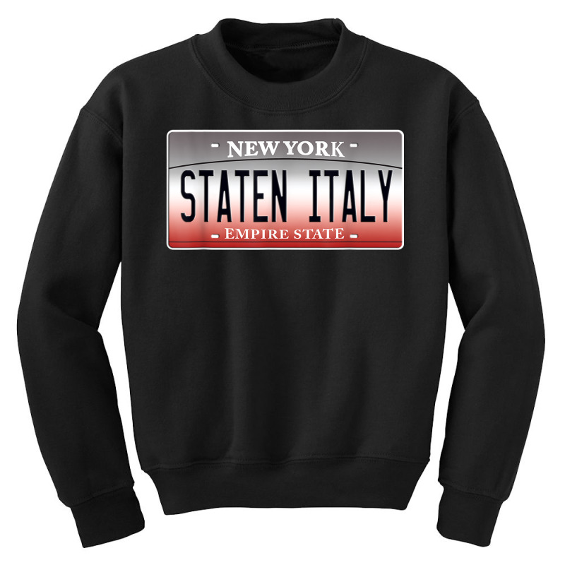 Funny Staten Italy Island Ny New York Italian Flag American T Shirt Youth Sweatshirt by been | Artistshot