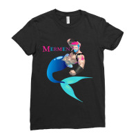 Merman Gay Cruise T-shirts Beaches Boats And Bros Ladies Fitted T-shirt | Artistshot