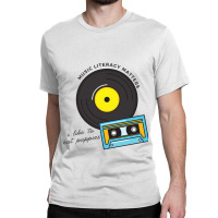 Yeah Music Literacy Matters I Like To Eat Some Puppies Classic T-shirt | Artistshot