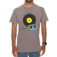 Yeah Music Literacy Matters I Like To Eat Some Puppies Vintage T-shirt | Artistshot