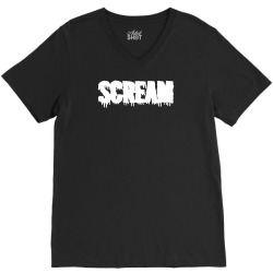 scream 3d V-Neck Tee | Artistshot