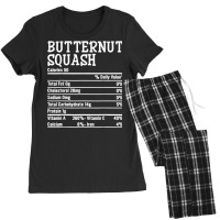 Thanksgiving Christmas Food Facts Butternut Squash Nutrition T Shirt Women's Pajamas Set | Artistshot